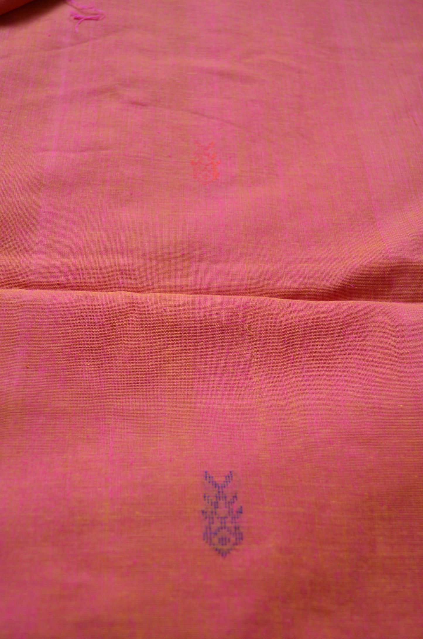 Magenta Buttery Mul Cotton Bengal Muslin Handloom Saree