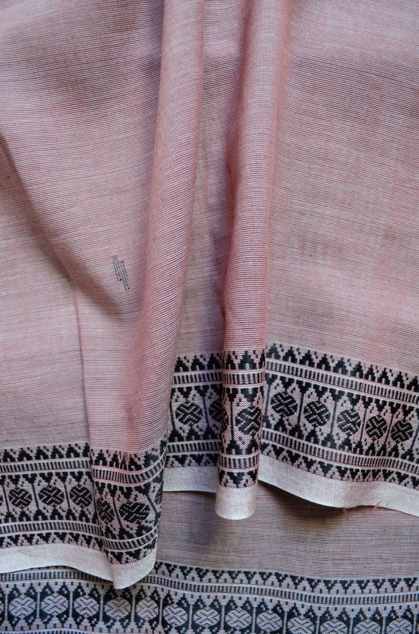 Red Buttery Mul Cotton Bengal Muslin Handloom Saree