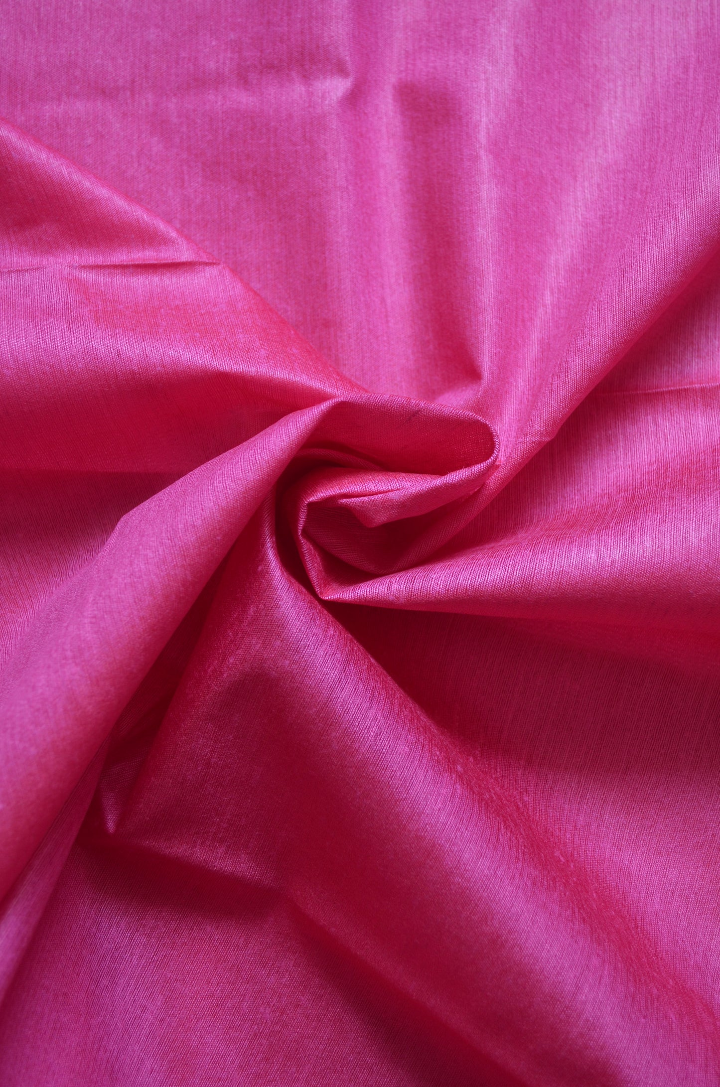 Fuchsia Vegan Tussar Silk Handloom Saree