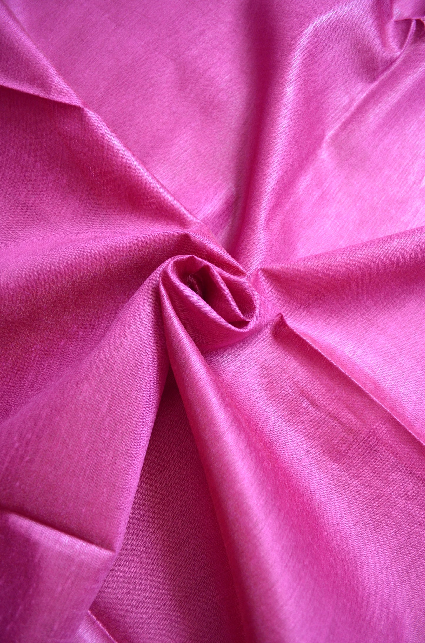 Magenta Vegan Tussar Silk Handloom Saree