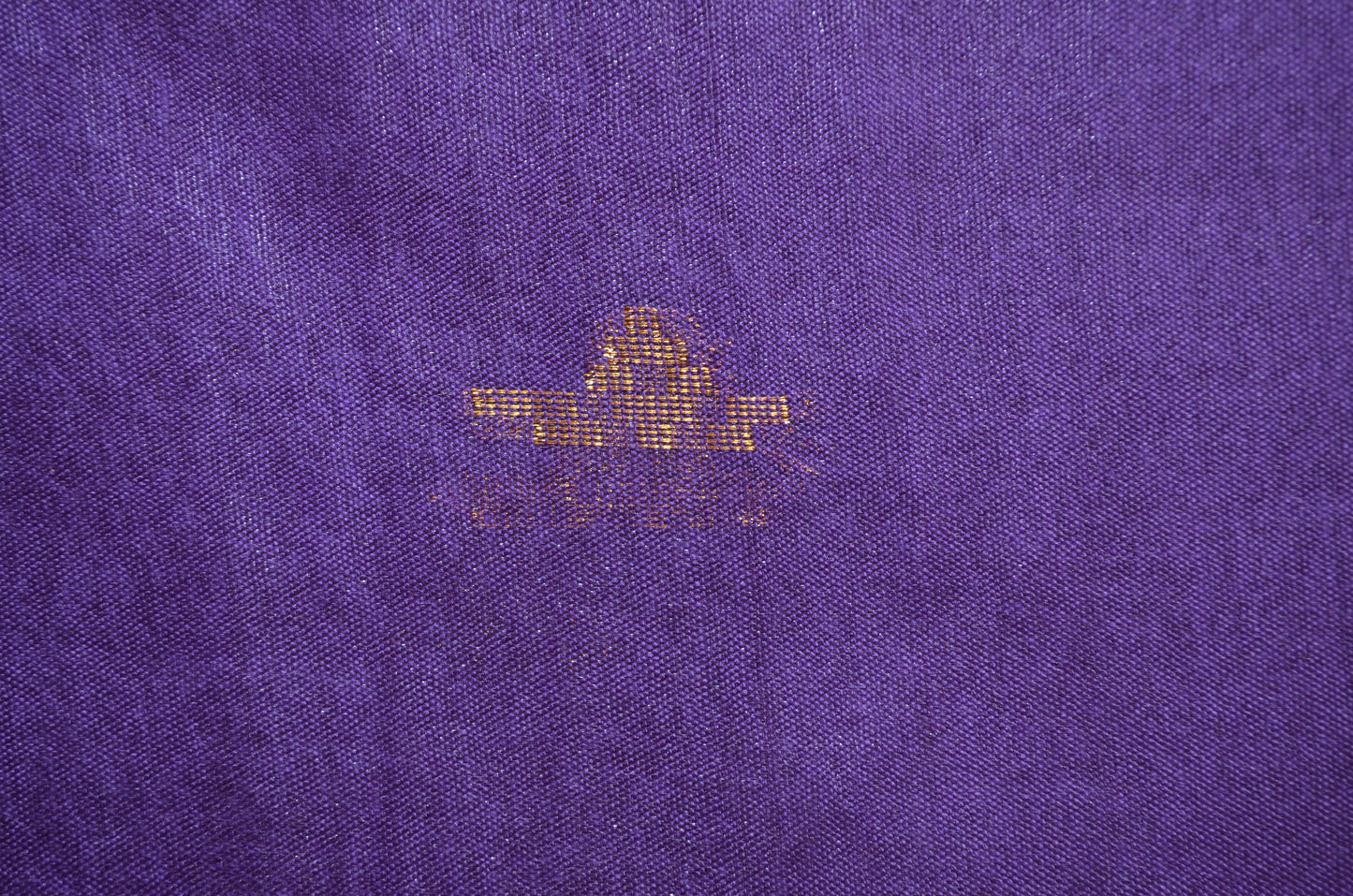 Purple Contemporary Zari Work Vegan Silk Handloom Saree