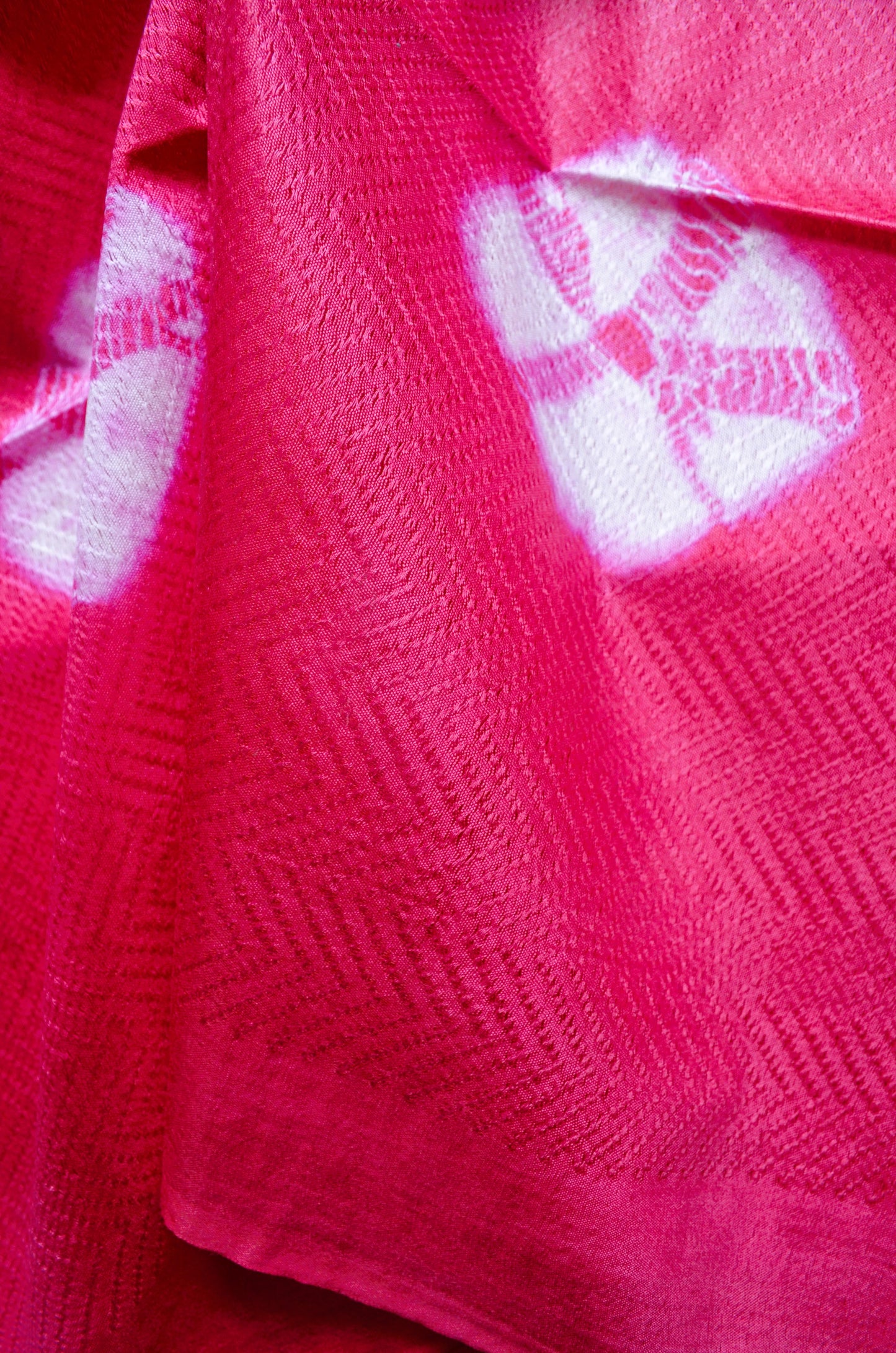 Magenta Contemporary Jacquard Vegan Silk Handloom Saree