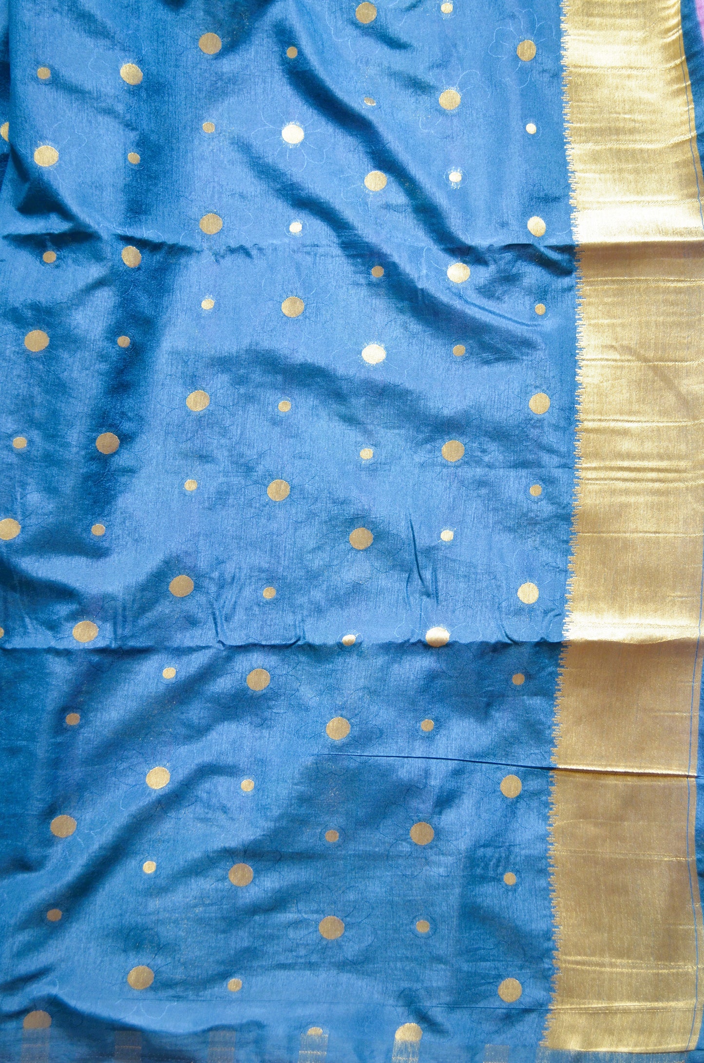 Mauve Banarasi Zari Crepe Silk Saree
