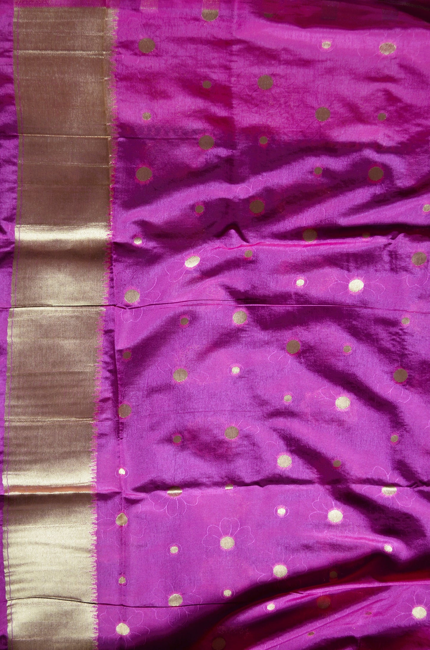 Navy Blue Banarasi Zari Crepe Silk Saree