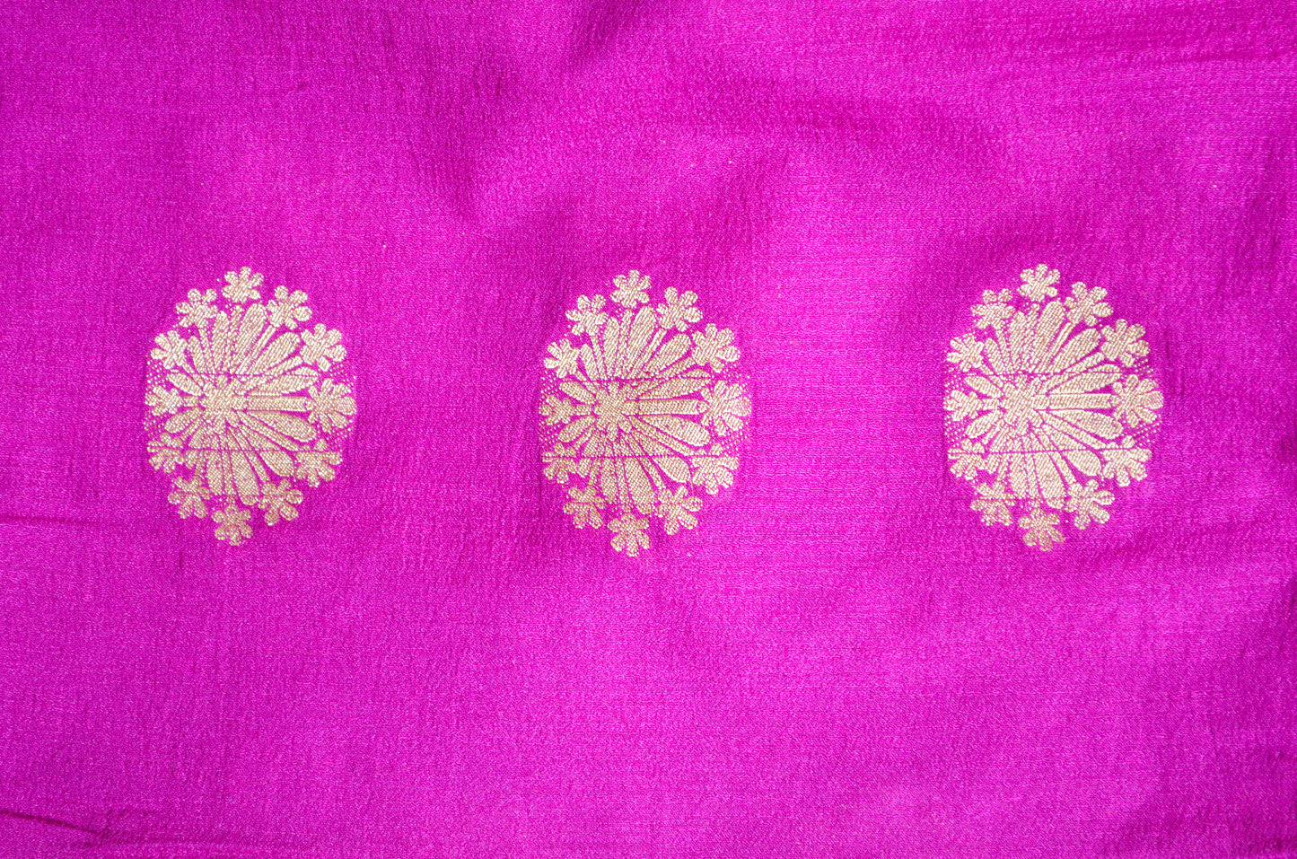 Purple Banarasi Zari Crepe Silk Saree