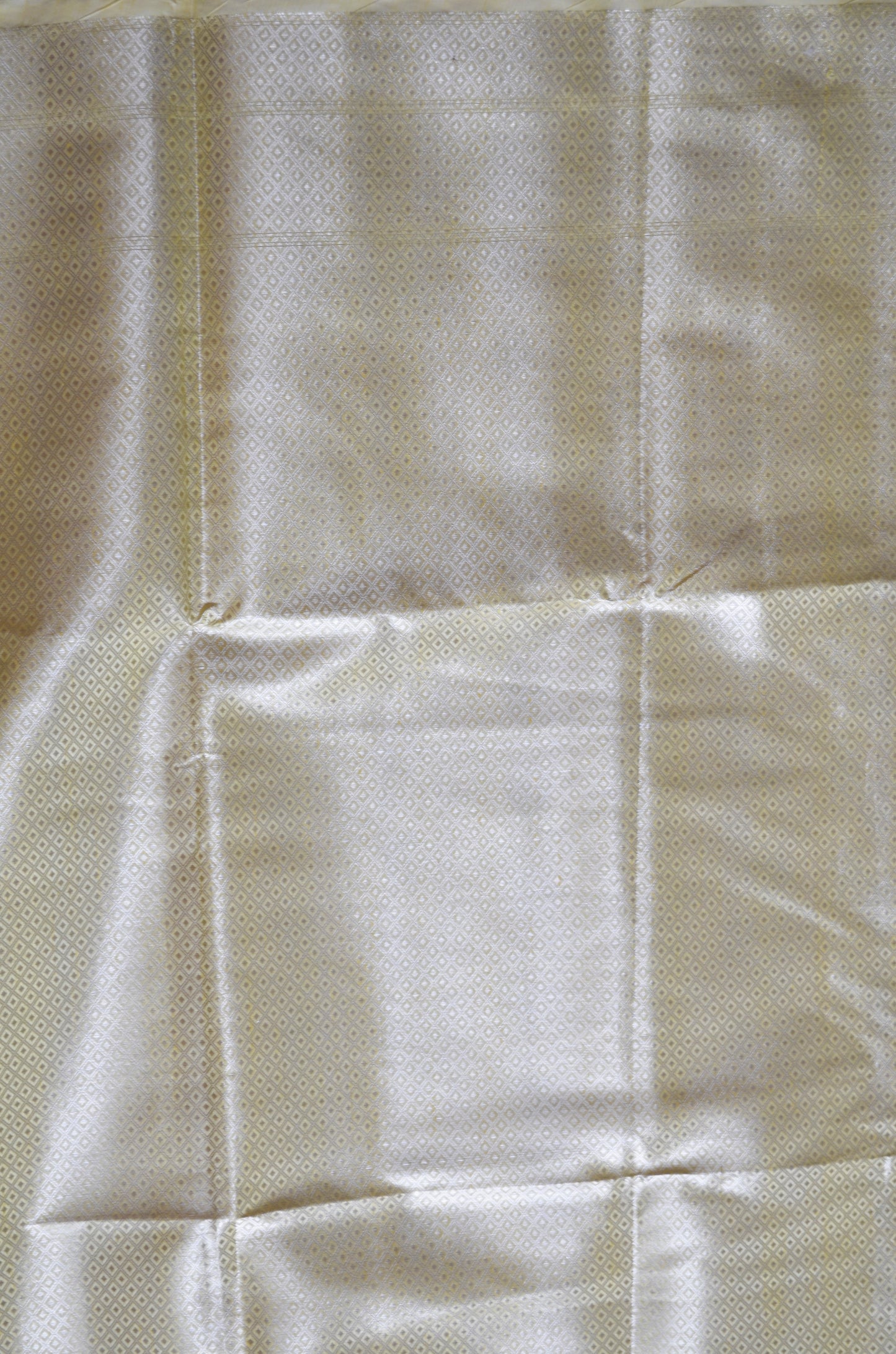 Yellow Woven Banarasi Zari Tissue Silk Saree