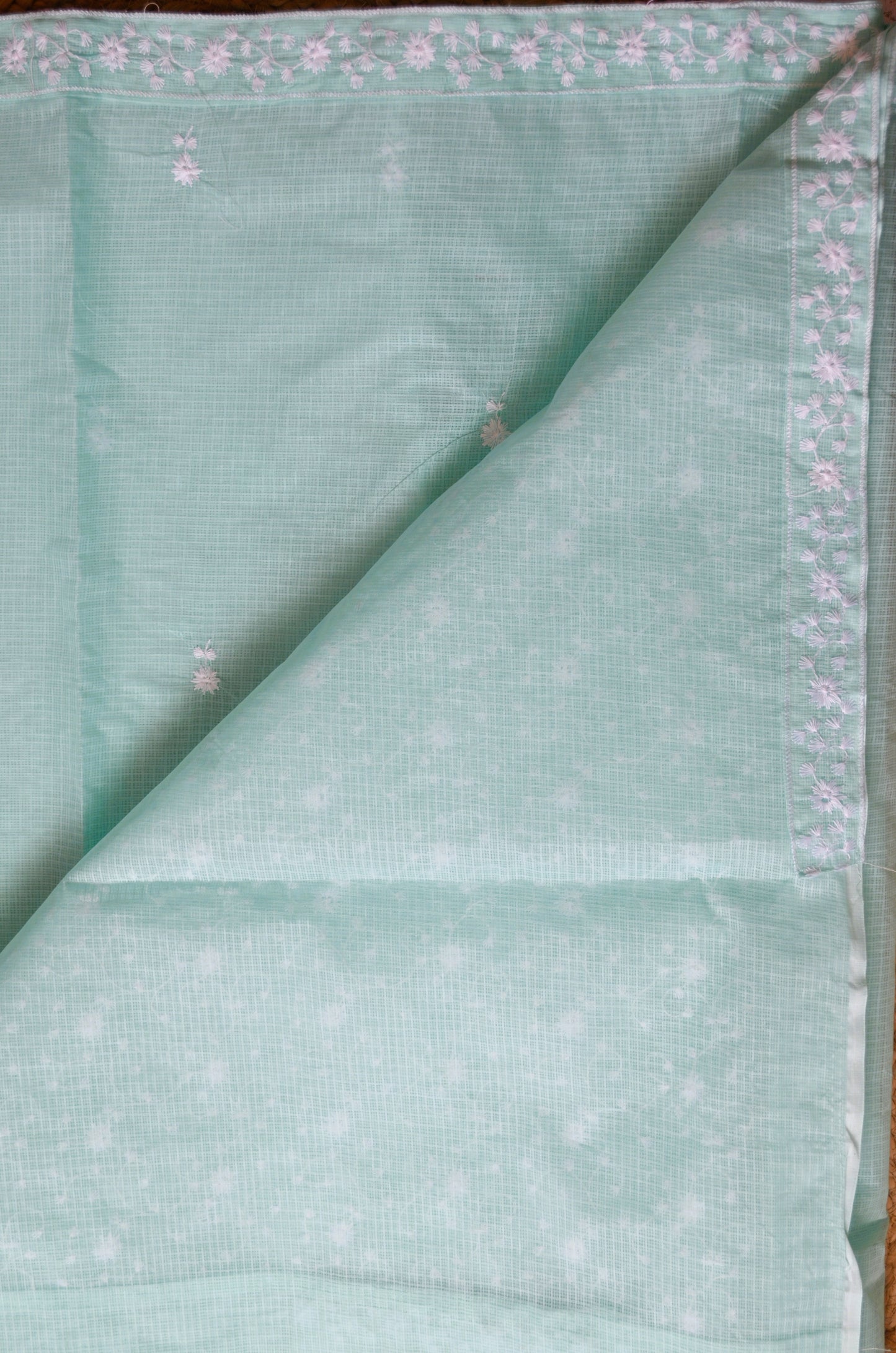 Forever Classics - Chikankari on Kota fabric