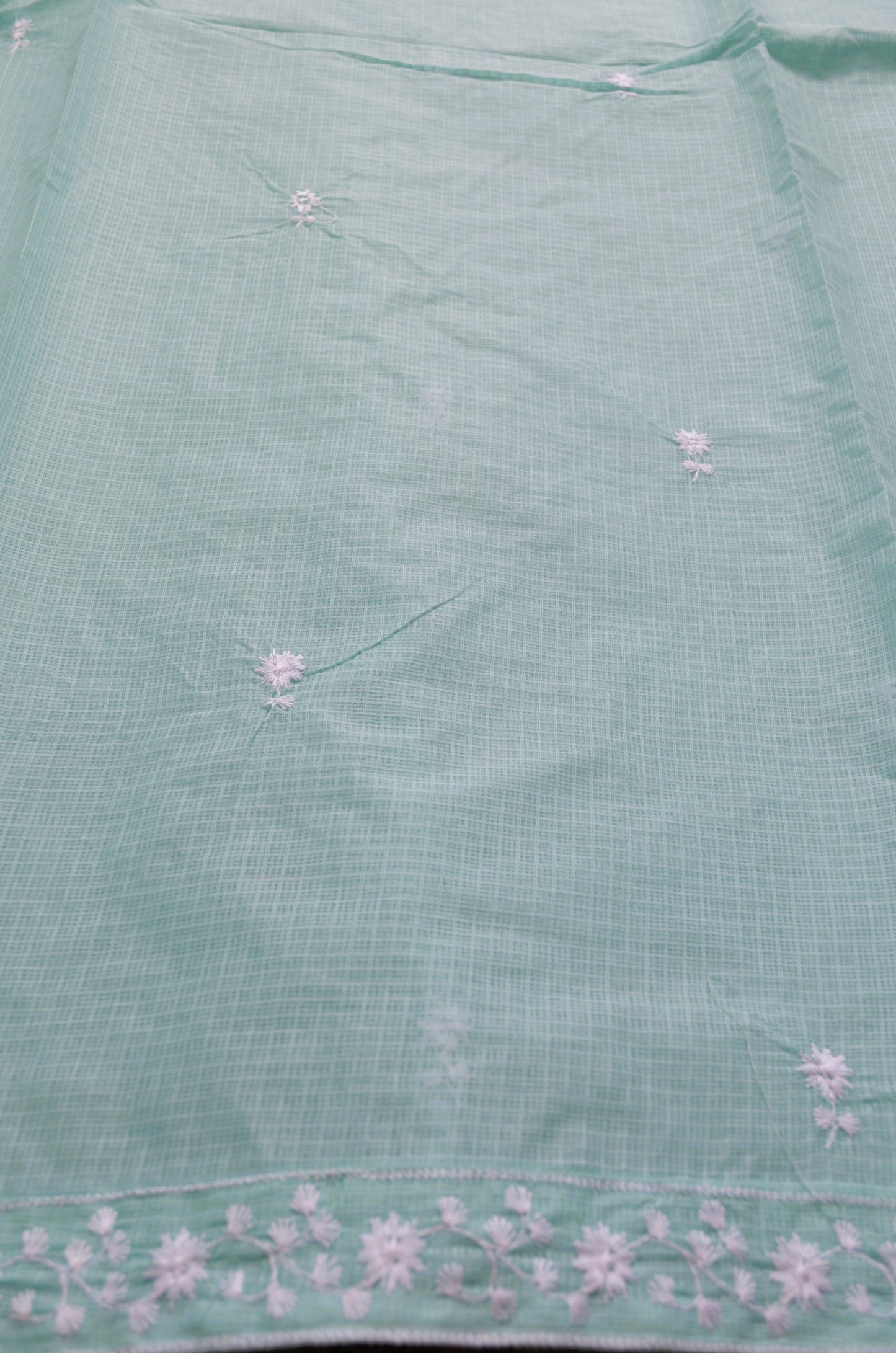 Forever Classics - Chikankari on Kota fabric