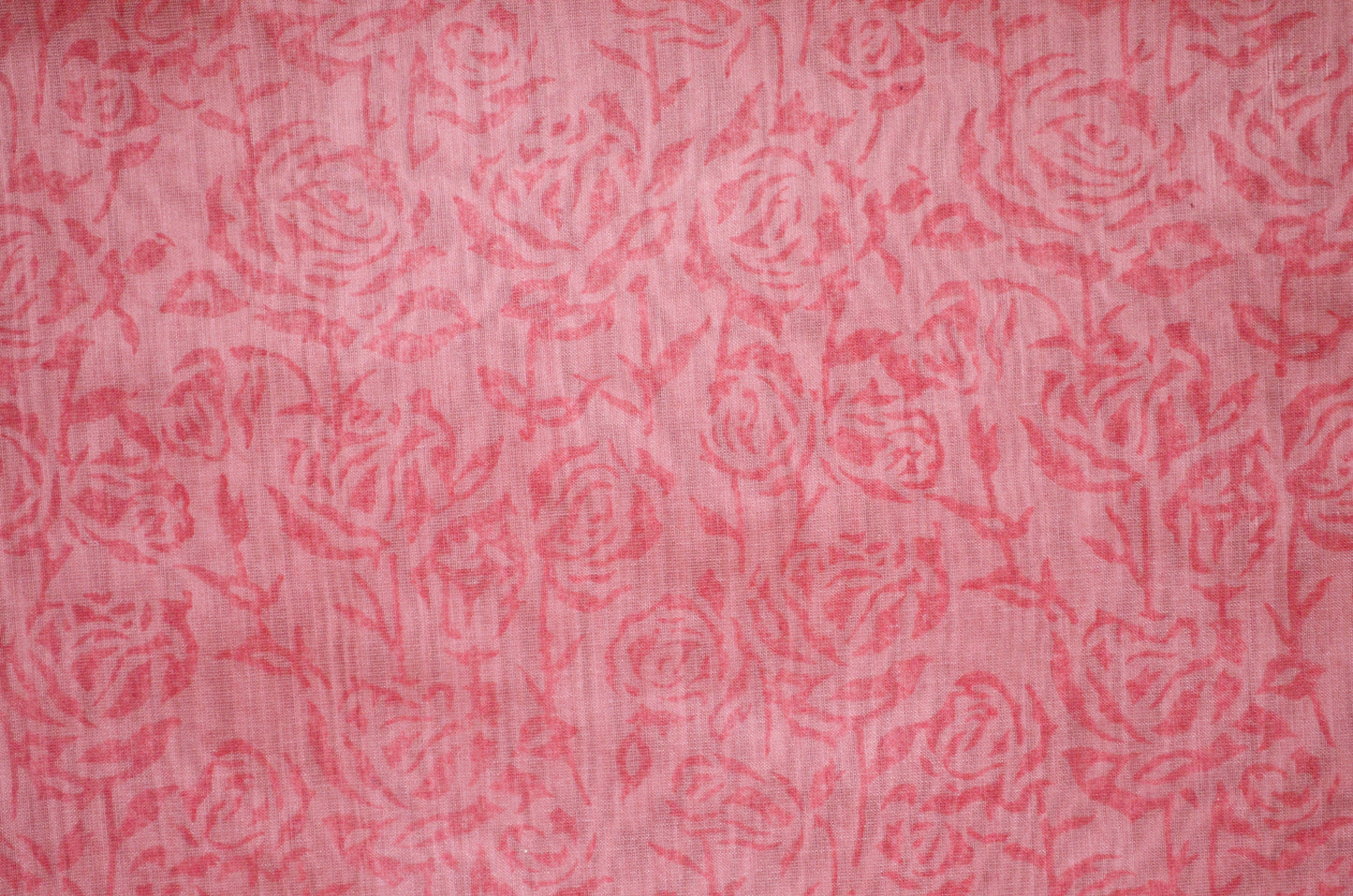 Mauve Block Print Pure Silk Handloom Saree