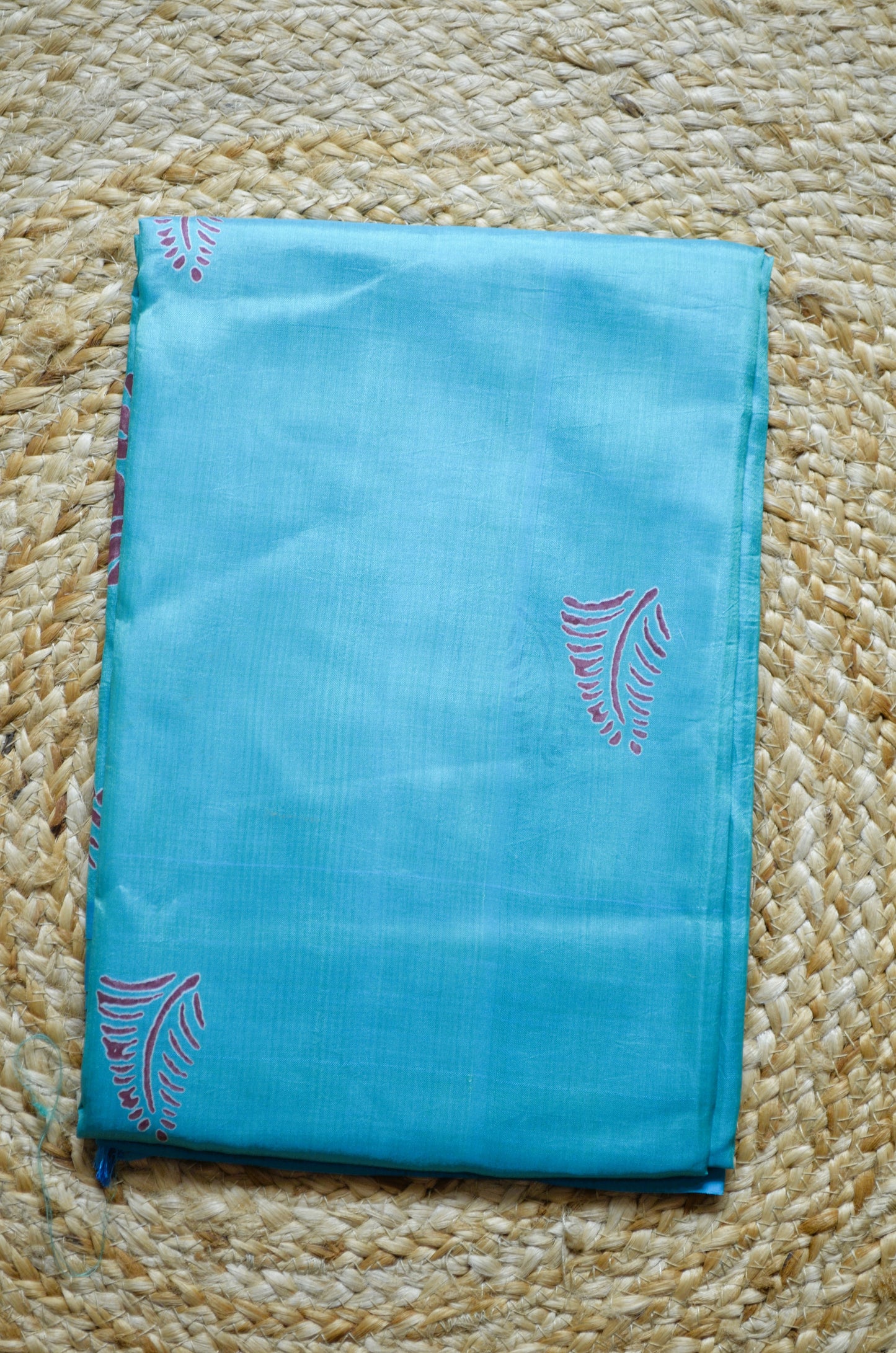 Sea Green Dual Tone Pure Silk Sonamukhi Handloom Saree