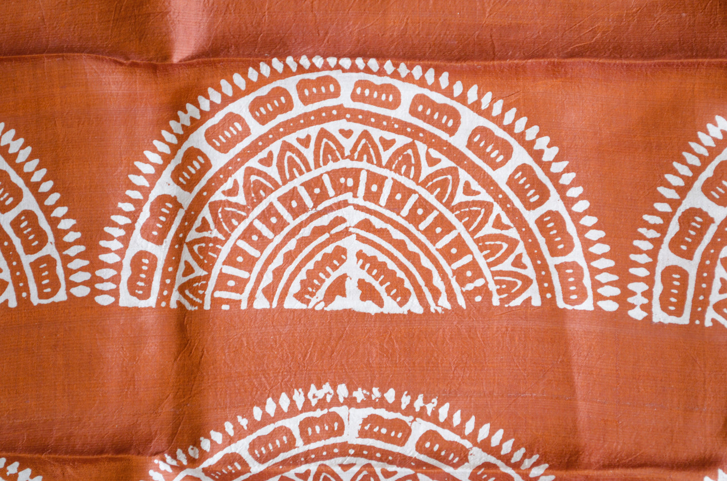 Rust Dual Tone Pure Silk Sonamukhi Handloom Saree