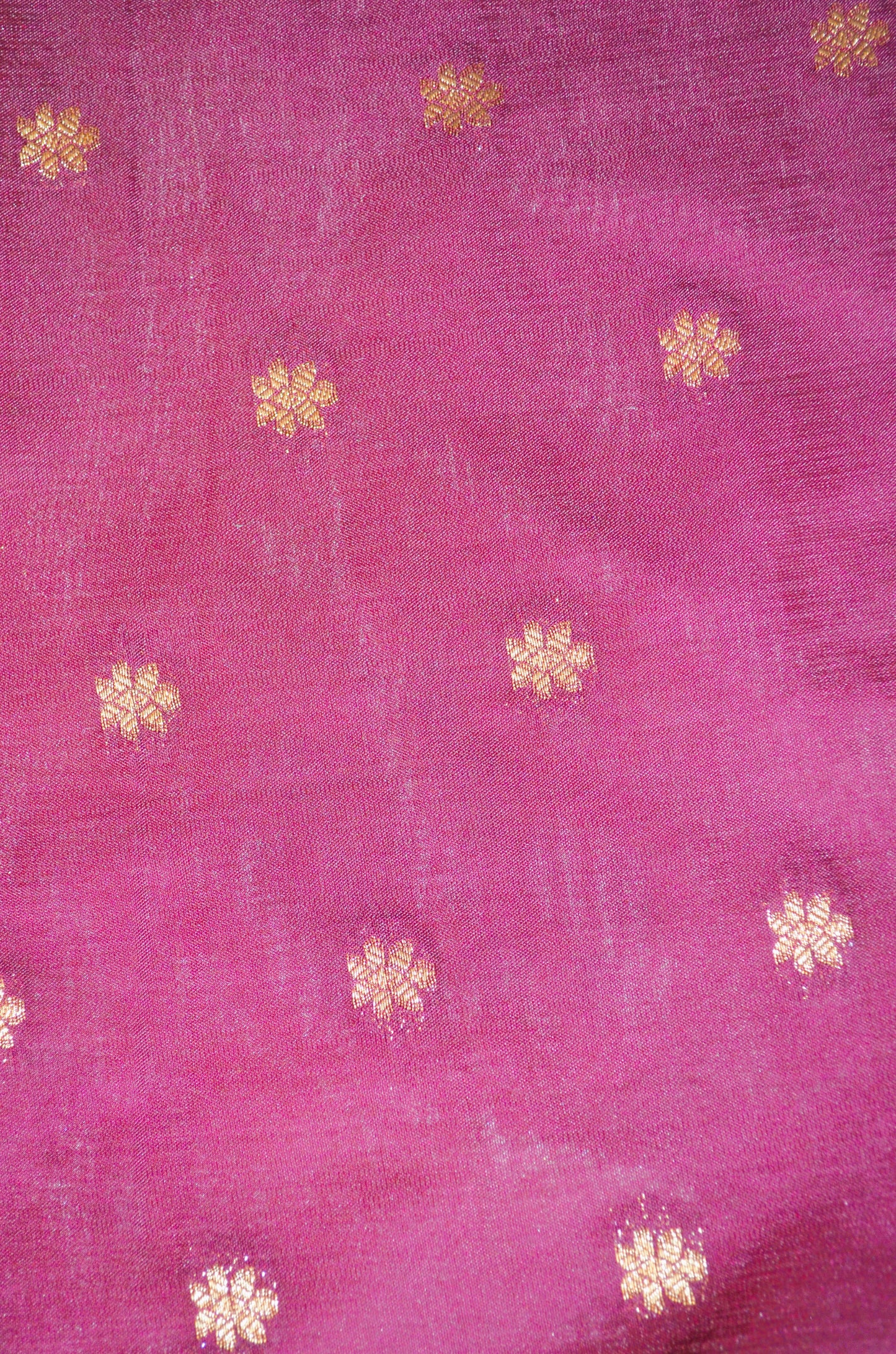 Off White Banarasi Silk Saree with Meenakari