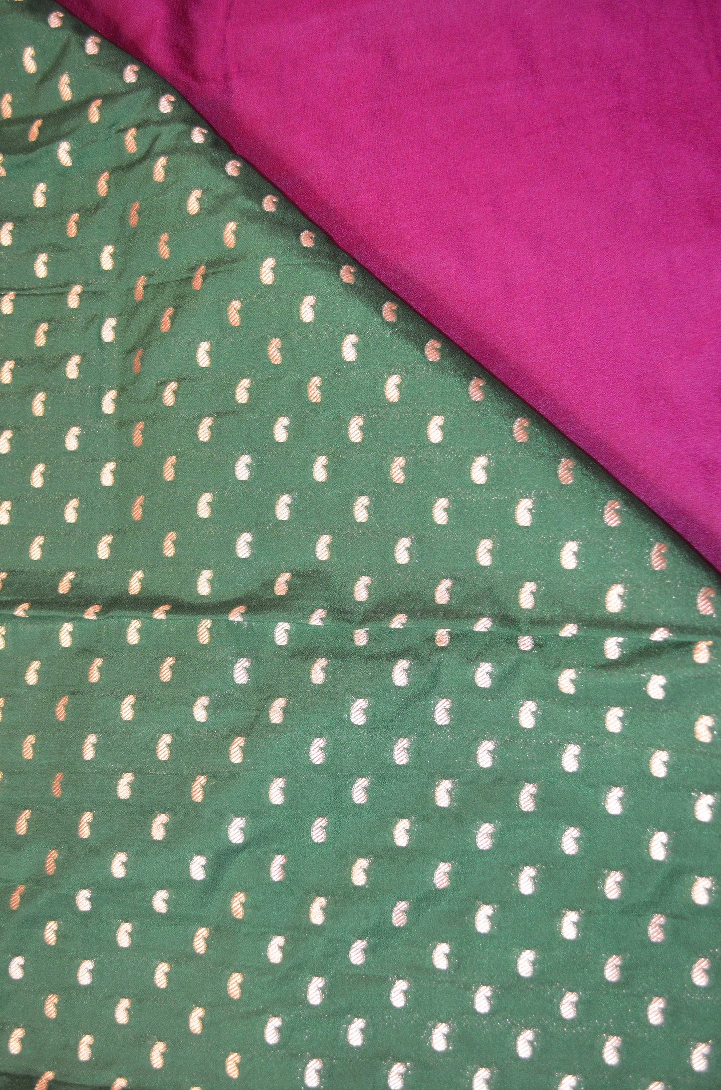 Wine Georgette Banarasi Silk Saree