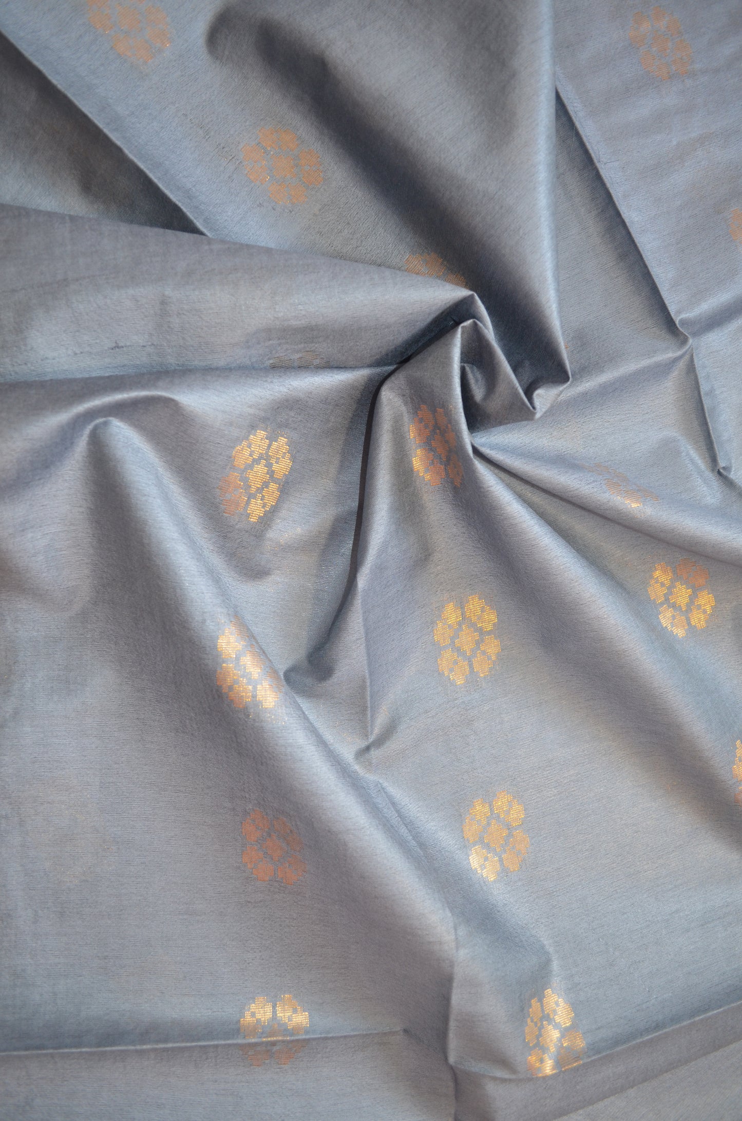 Bollywood Beauties - Steel Grey, Soft Vegan Silk Saree
