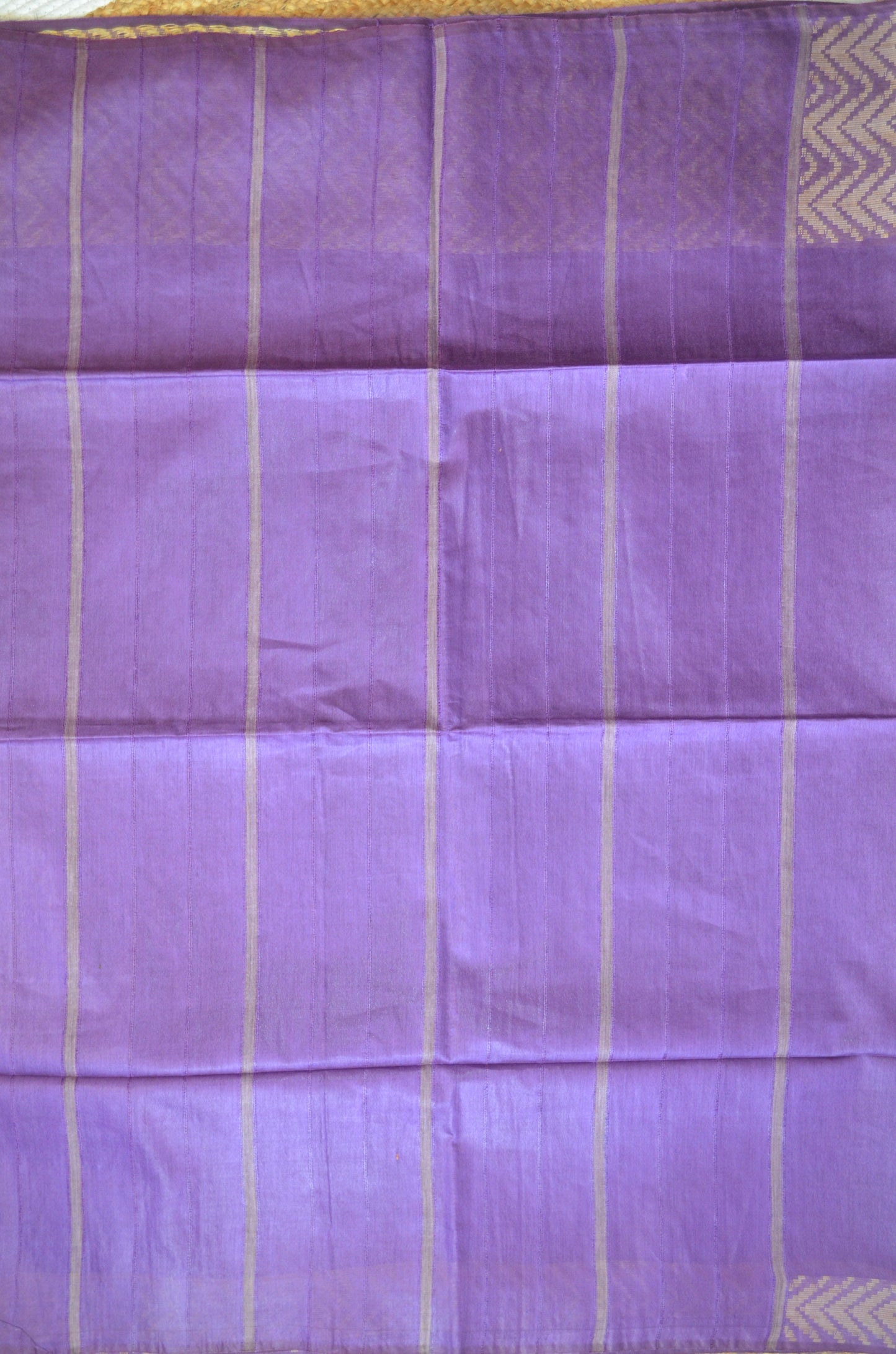 Purple Contemporary Vegan Silk Handloom Saree