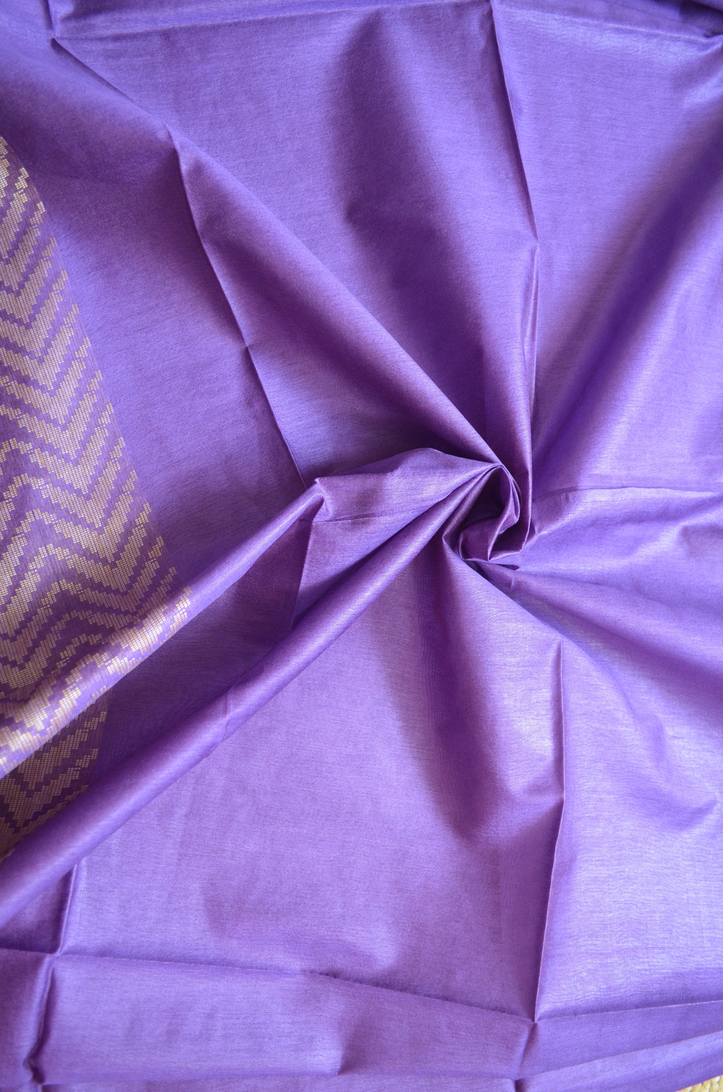 Purple Contemporary Vegan Silk Handloom Saree
