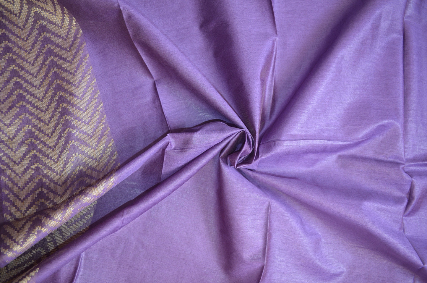 Purple Contemporary Vegan Silk Handloom Saree