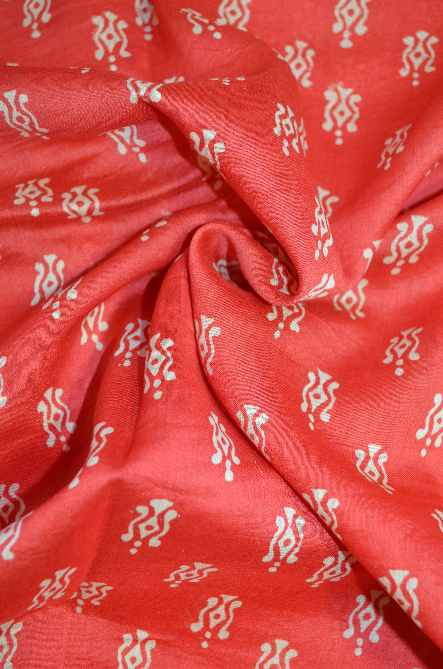 Rust Bapta Cotton Silk Handloom Saree