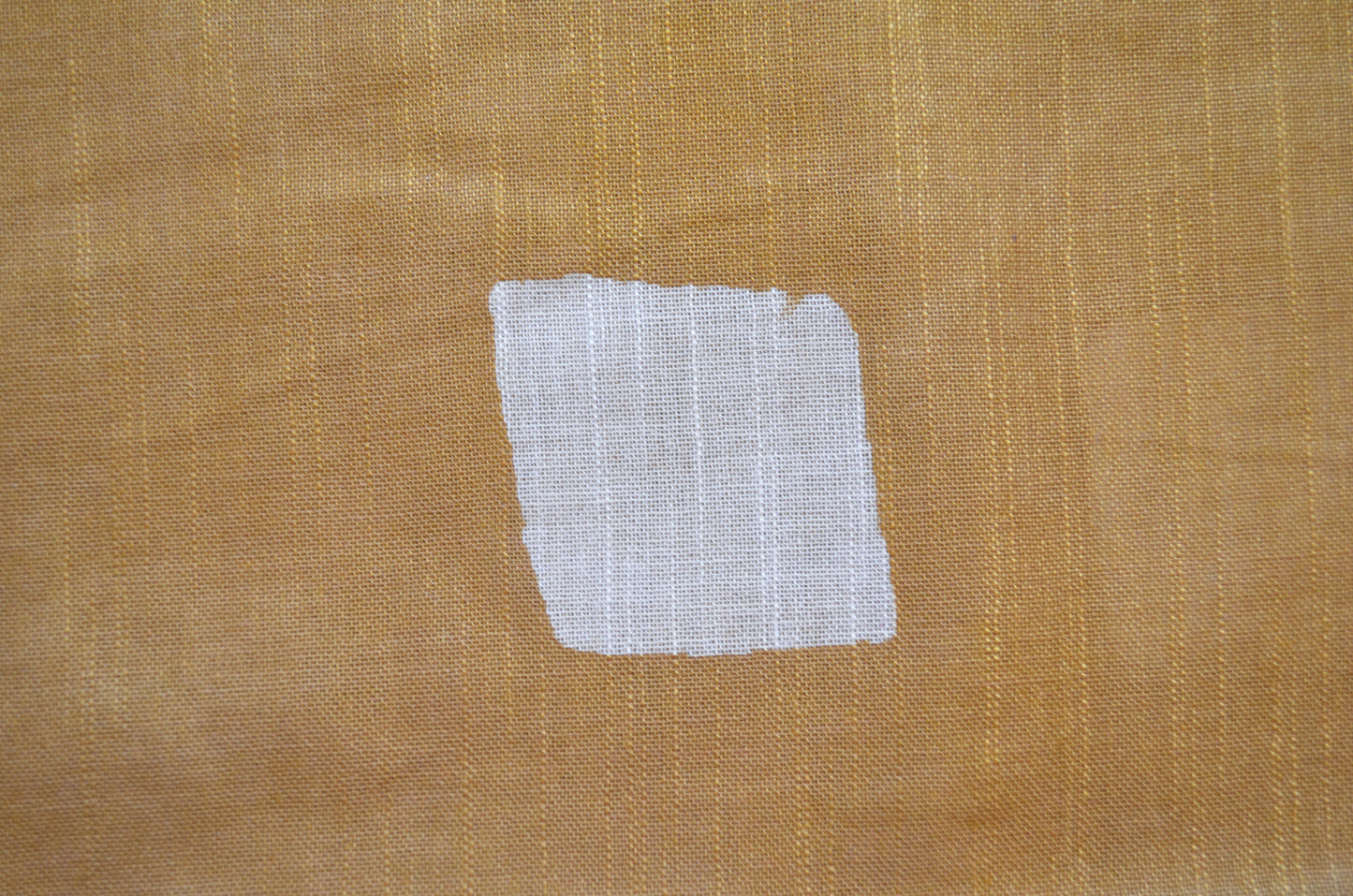 Dark Beige Bagru Linen Handloom Saree