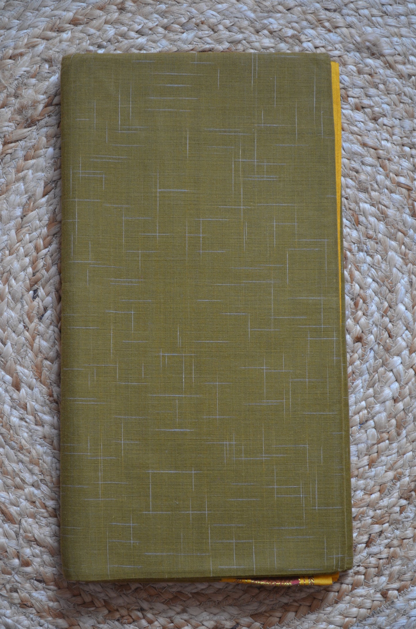Olive Madurai Cotton Handloom Saree