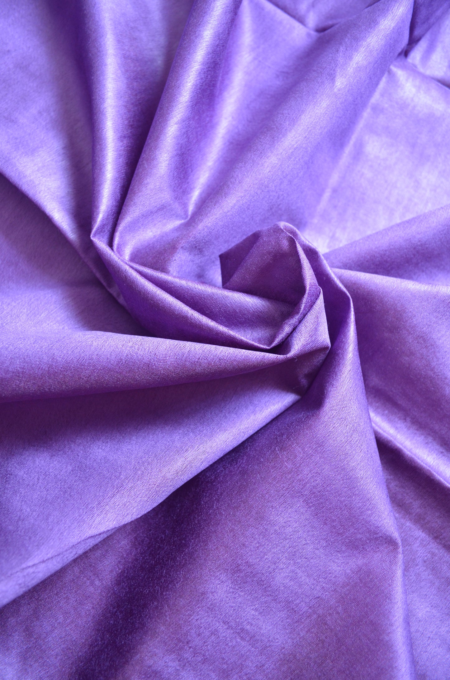 Purple Contemporary Thread Work Vegan Silk Handloom Saree