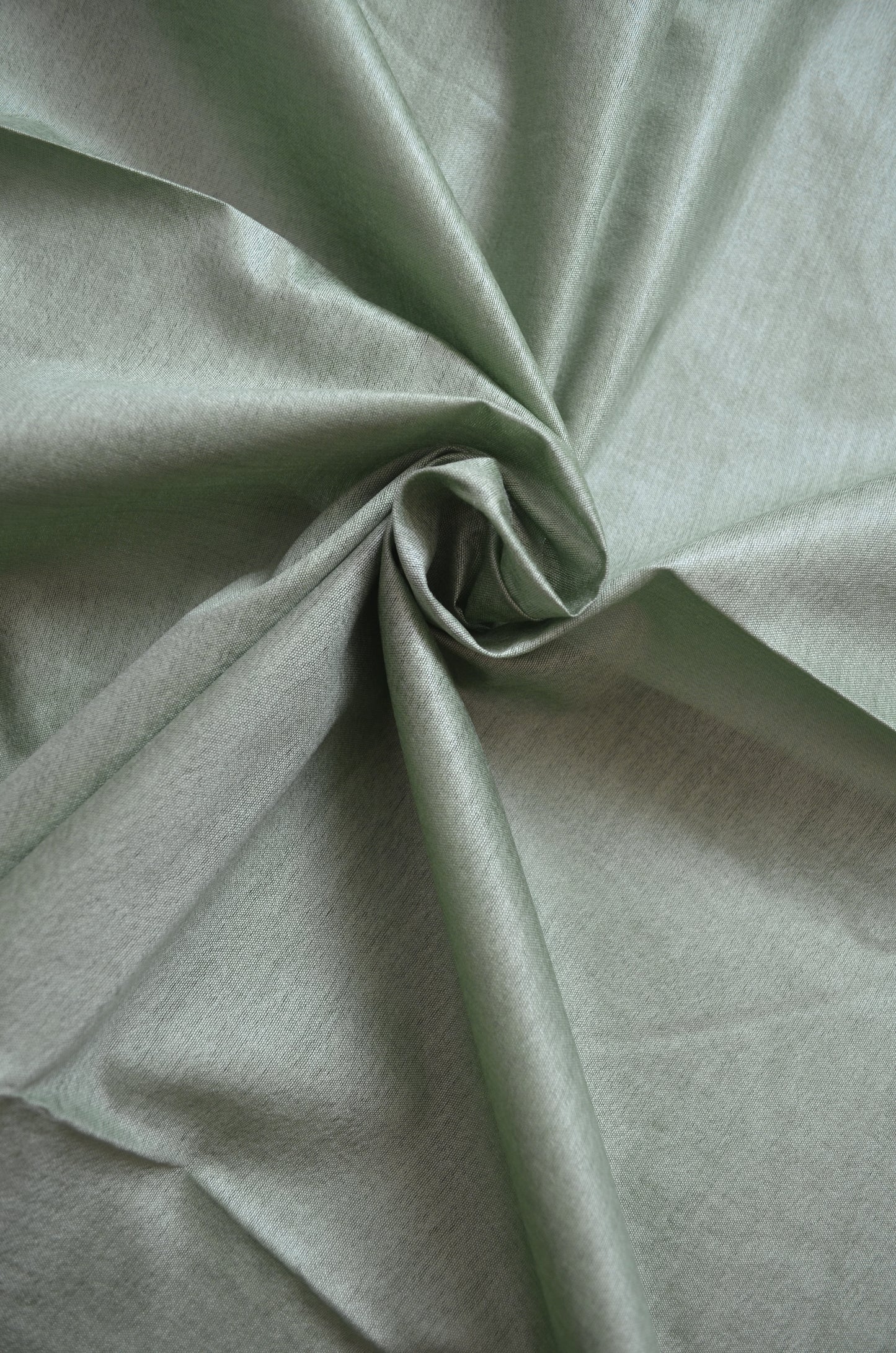 Olive Contemporary Thread Work Vegan Silk Handloom Saree