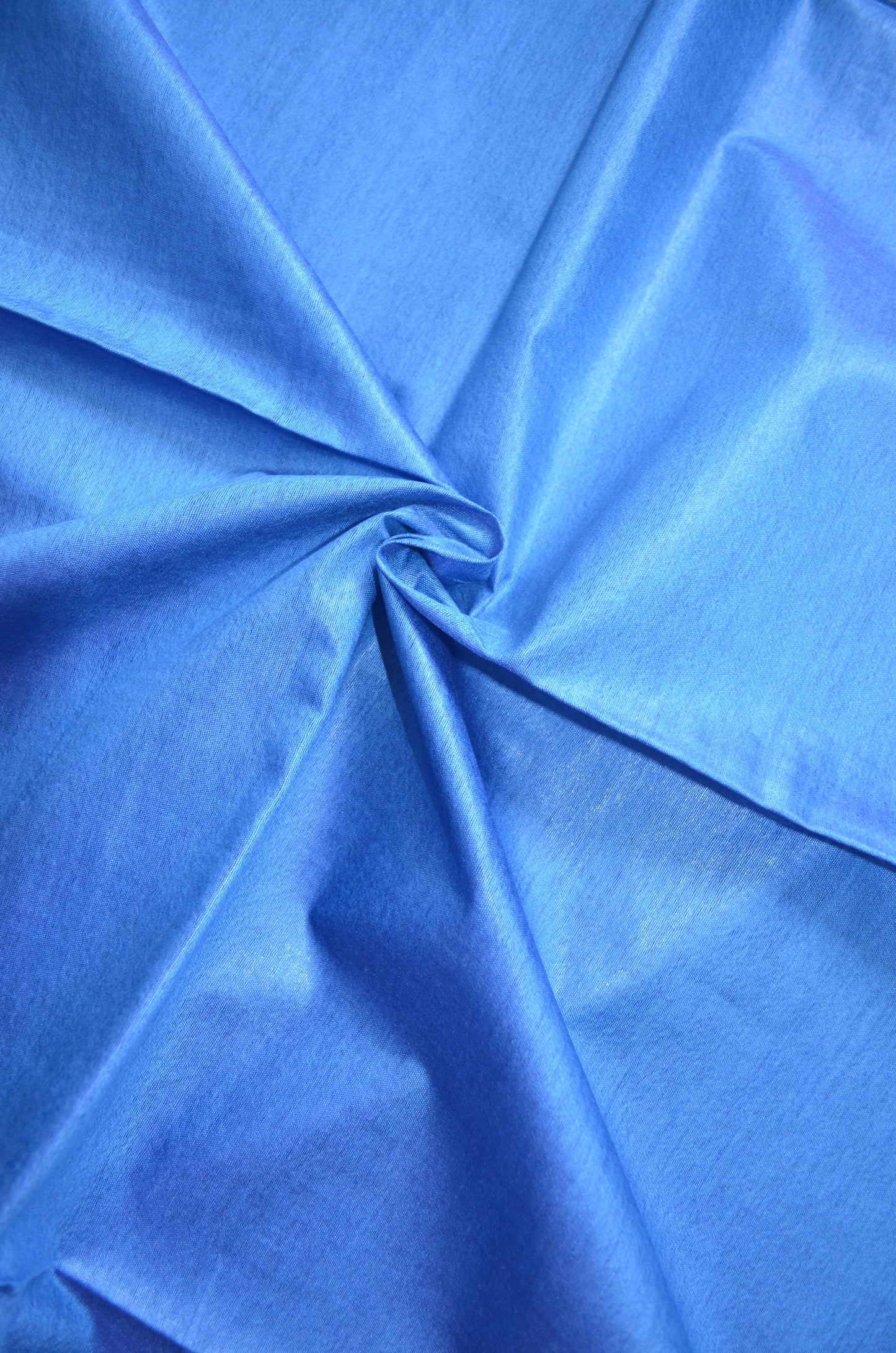 Indigo Blue Contemporary Thread Work Vegan Silk Handloom Saree