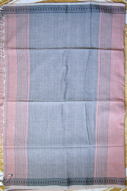 Red Buttery Mul Cotton Bengal Muslin Handloom Saree
