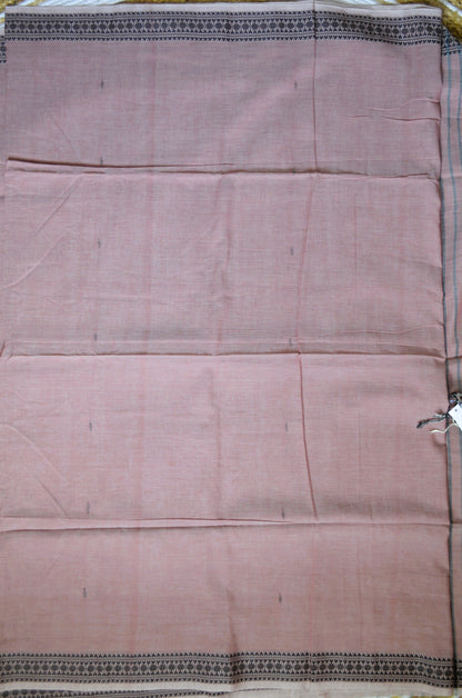 Red Buttery Mul Cotton Bengal Muslin Handloom Saree