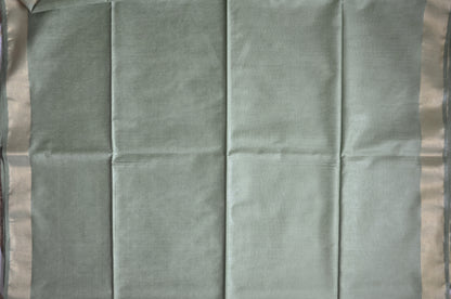Olive Vegan Tussar Silk Handloom Saree