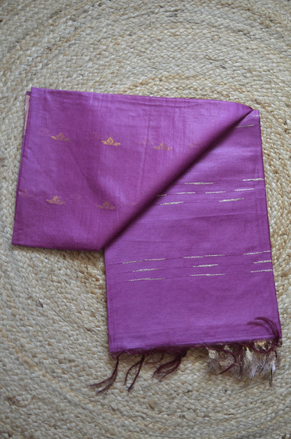 Rouge Contemporary Zari Work Vegan Silk Handloom Saree