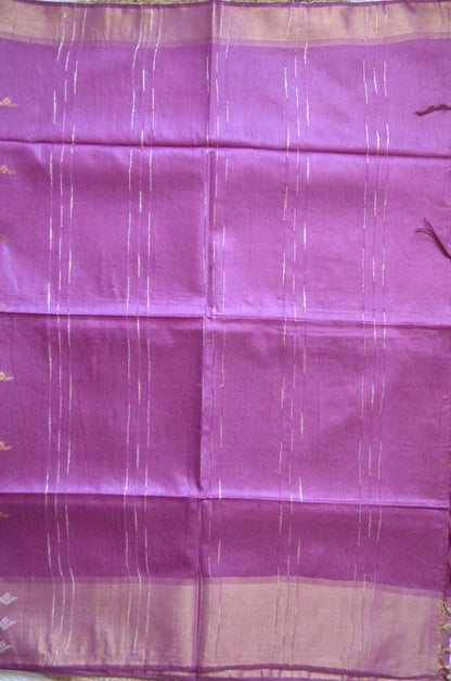 Rouge Contemporary Zari Work Vegan Silk Handloom Saree