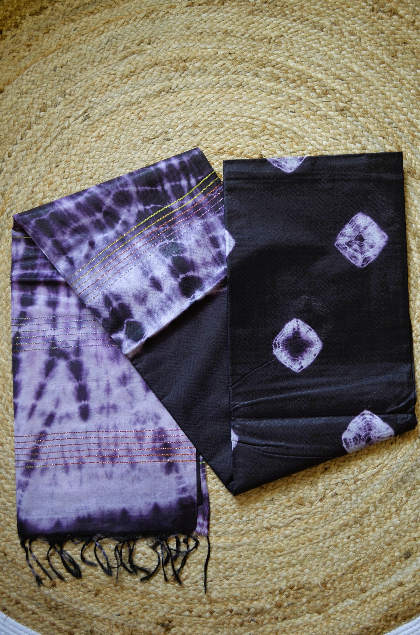 Wine Contemporary Jacquard Vegan Silk Handloom Saree