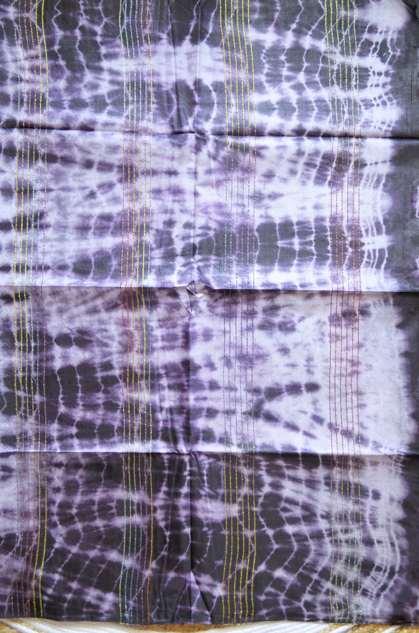 Wine Contemporary Jacquard Vegan Silk Handloom Saree