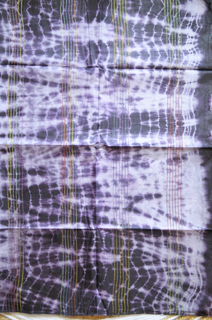 Wine Contemporary Jacquard Vegan Silk Handloom Saree