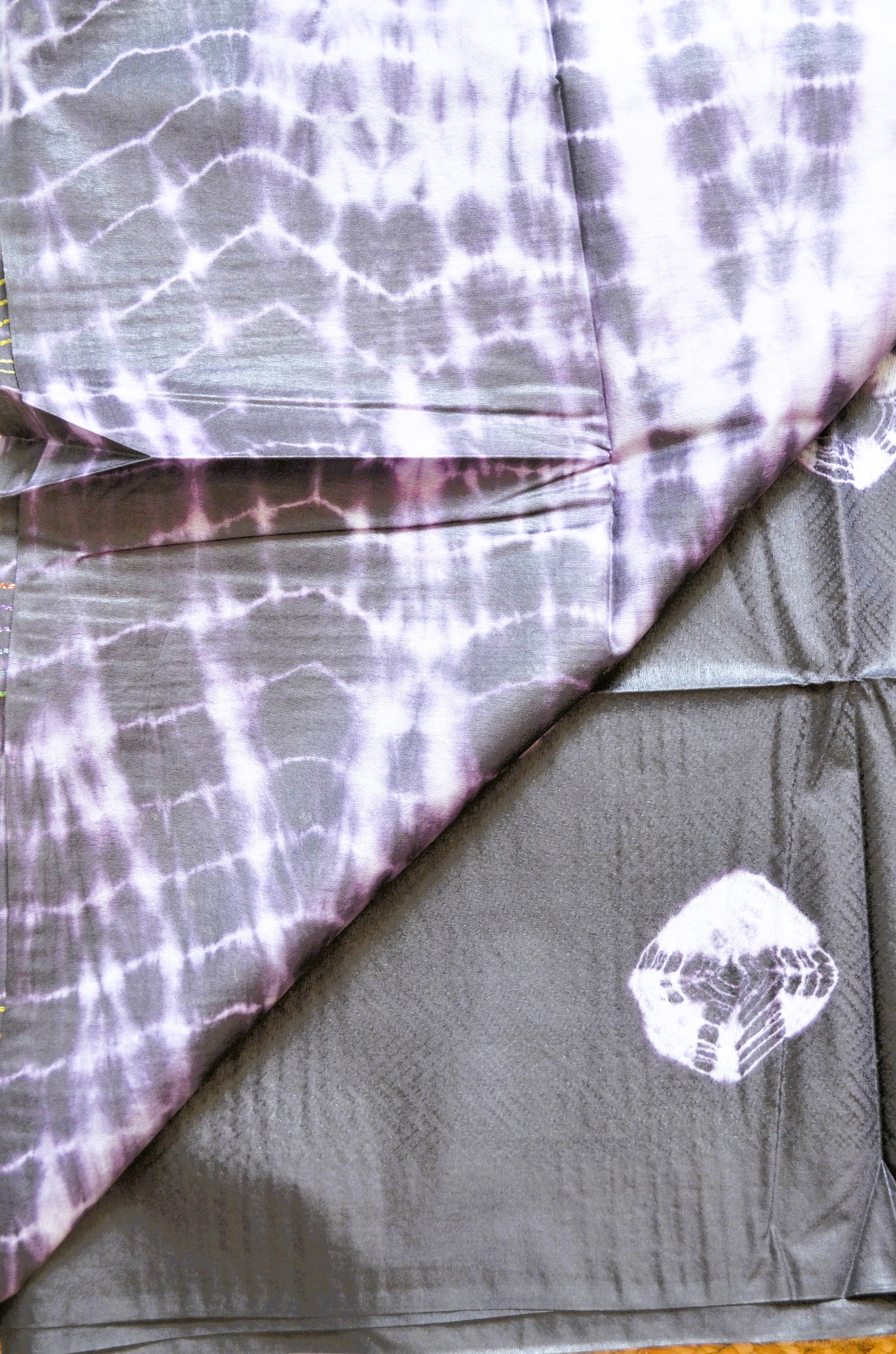 Wine Contemporary Jacquard Vegan Silk Handloom Saree