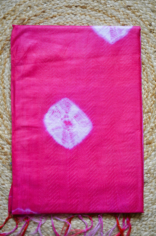 Magenta Contemporary Jacquard Vegan Silk Handloom Saree