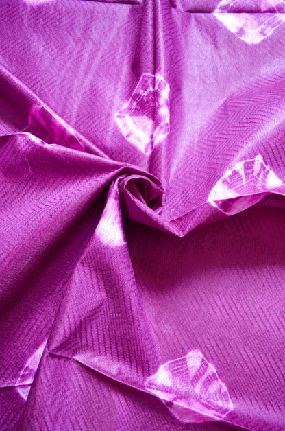 Purple Contemporary Jacquard Vegan Silk Handloom Saree