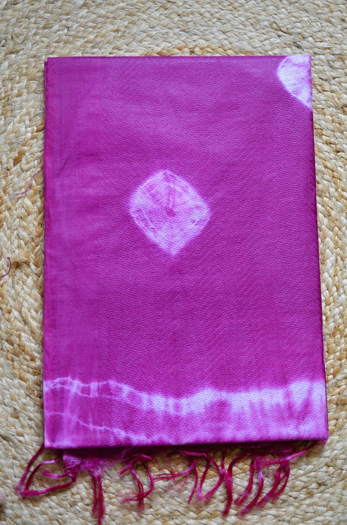 Rouge Contemporary Jacquard Vegan Silk Handloom Saree
