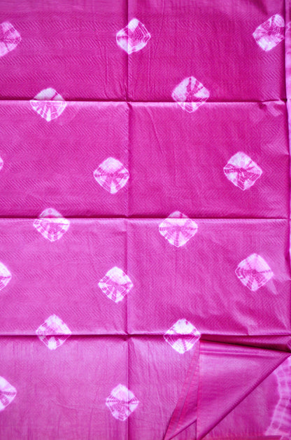 Rouge Contemporary Jacquard Vegan Silk Handloom Saree