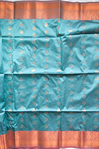 Green Banarasi Silk Saree