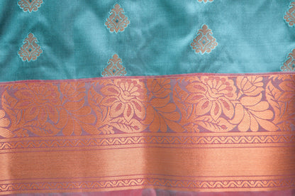 Green Banarasi Silk Saree