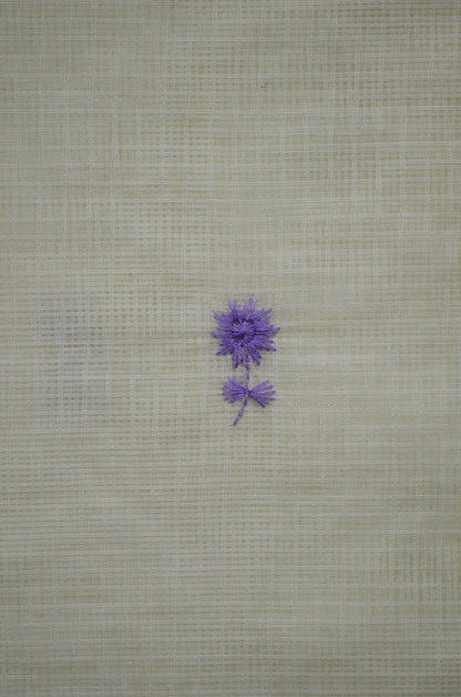 Off White Chikankari Kota Saree