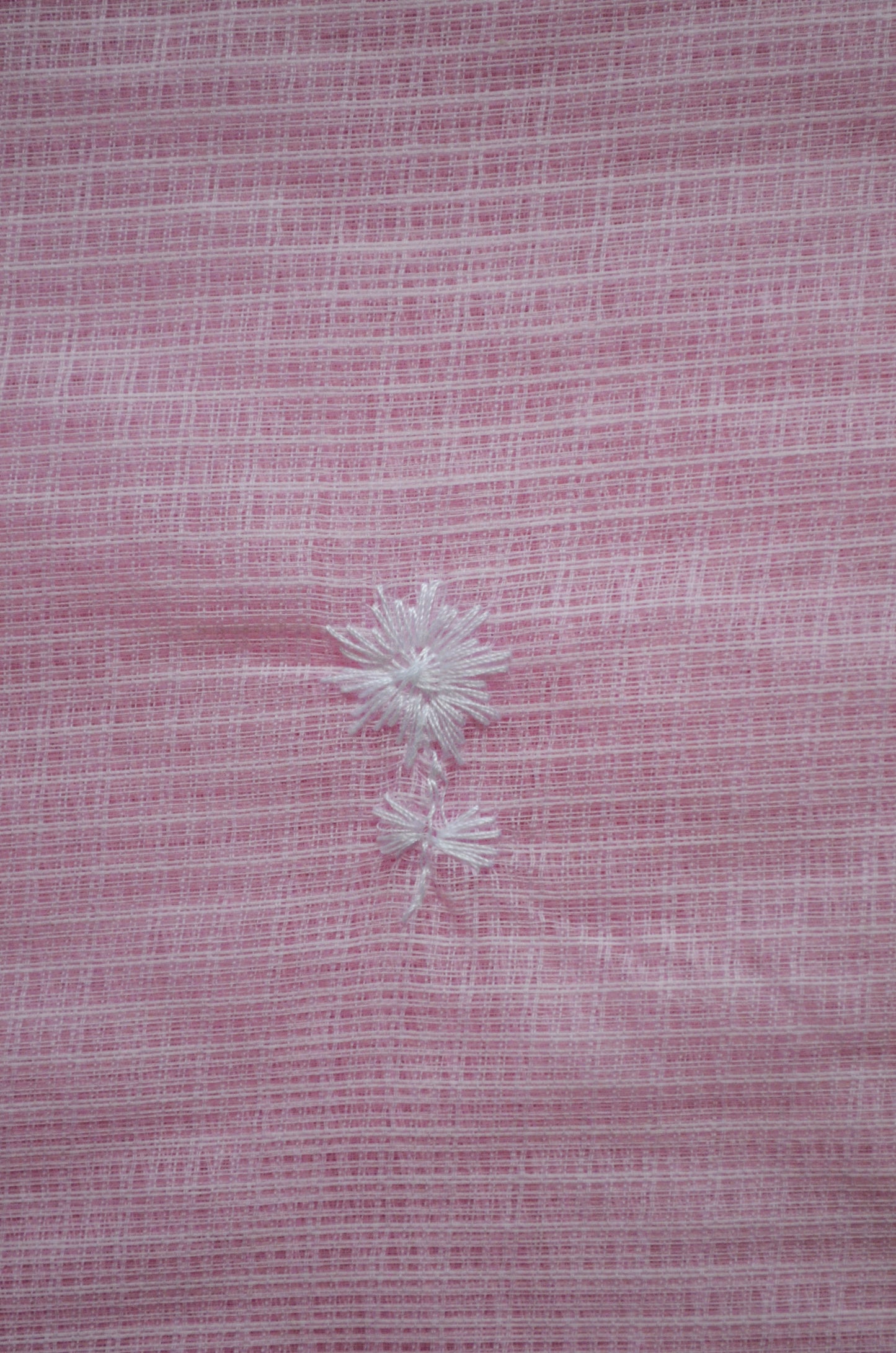 Pink Chikankari Kota Saree