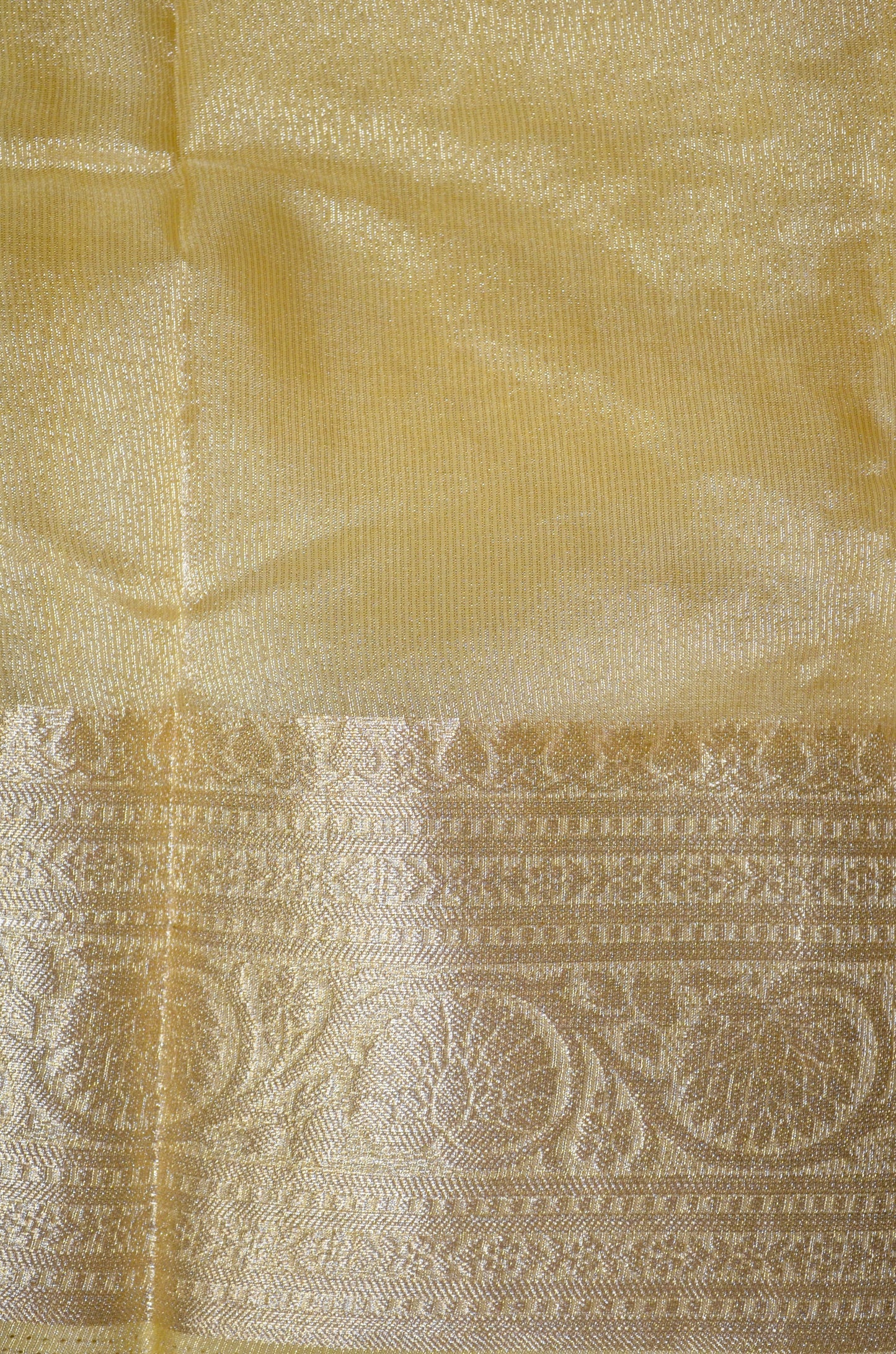 Beige Embriodered Chikankari Saree