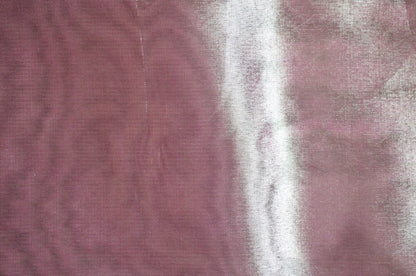 Purple Plain Banarasi Tissue Silk Saree