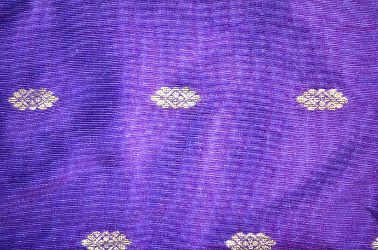 Purple Zari Work Banarasi Silk Saree