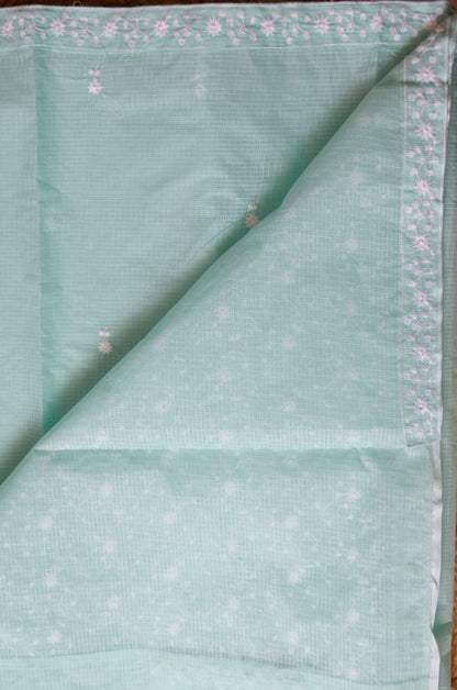 Forever Classics - Chikankari on Kota fabric