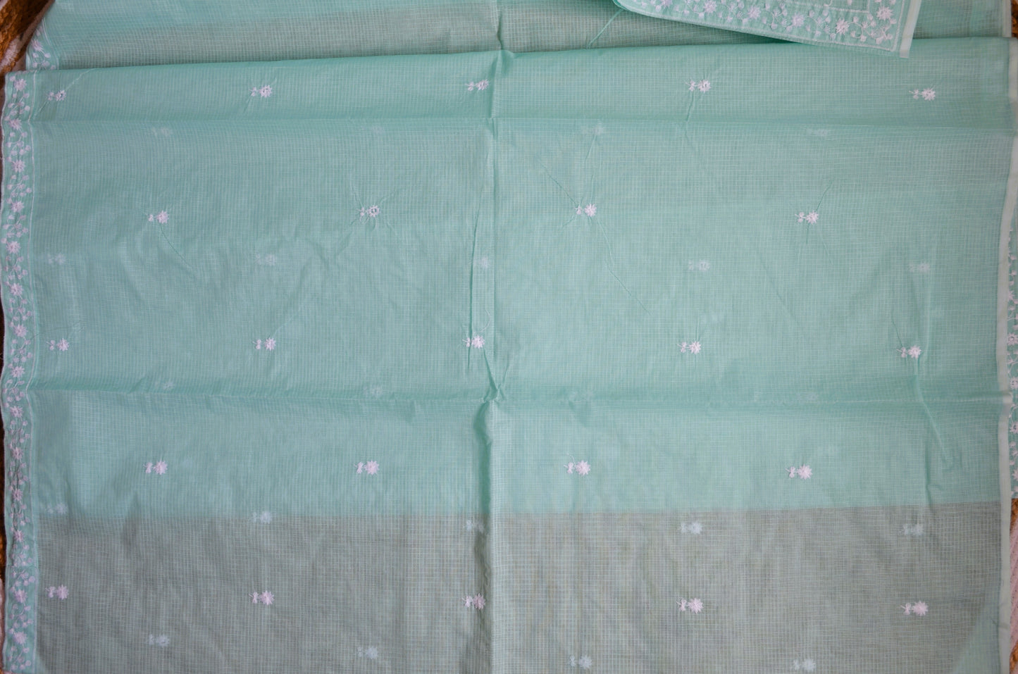 Forever Classics - Chikankari on Kota fabric