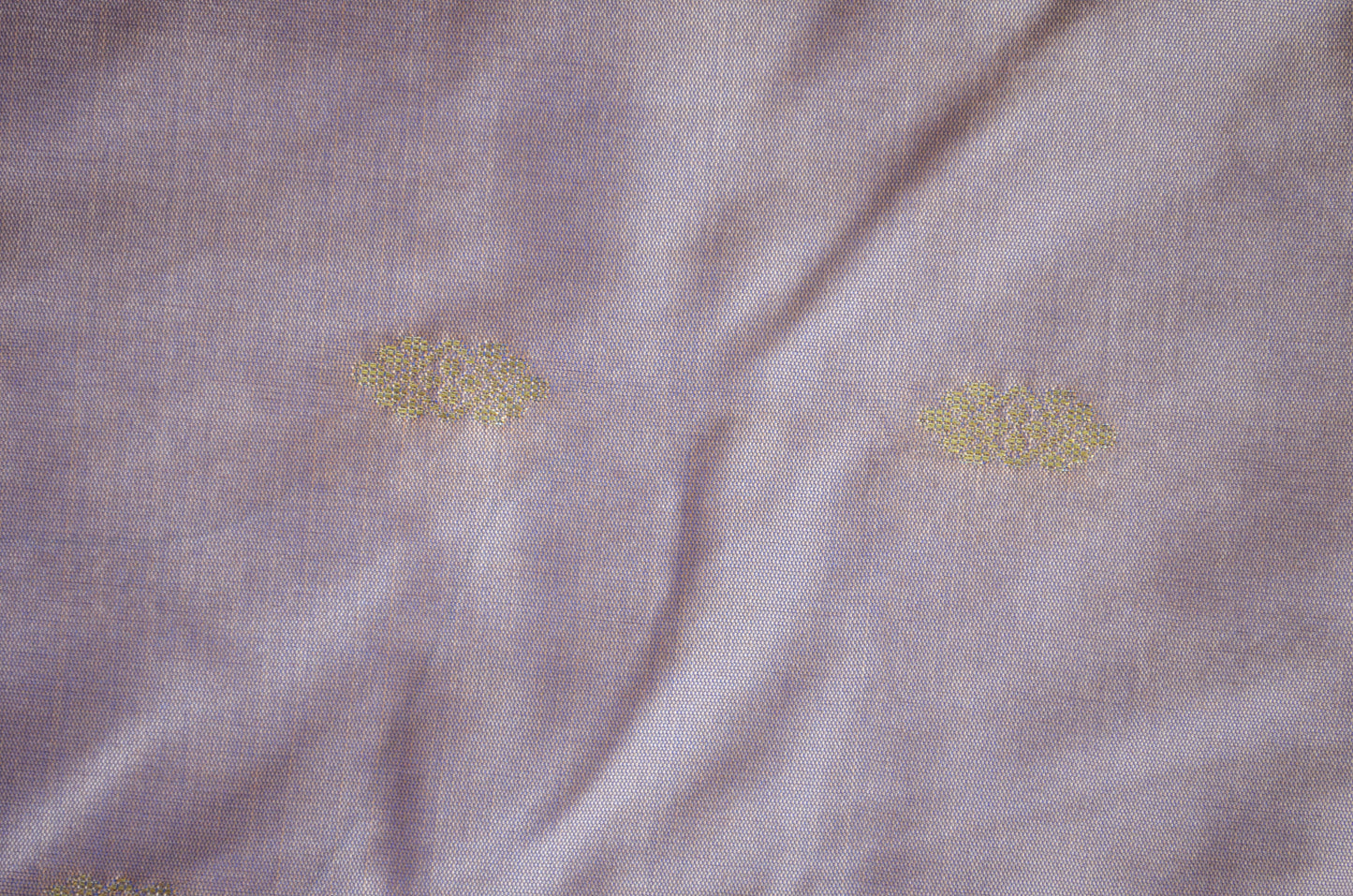 Mauve Zari Work Banarasi Silk Saree